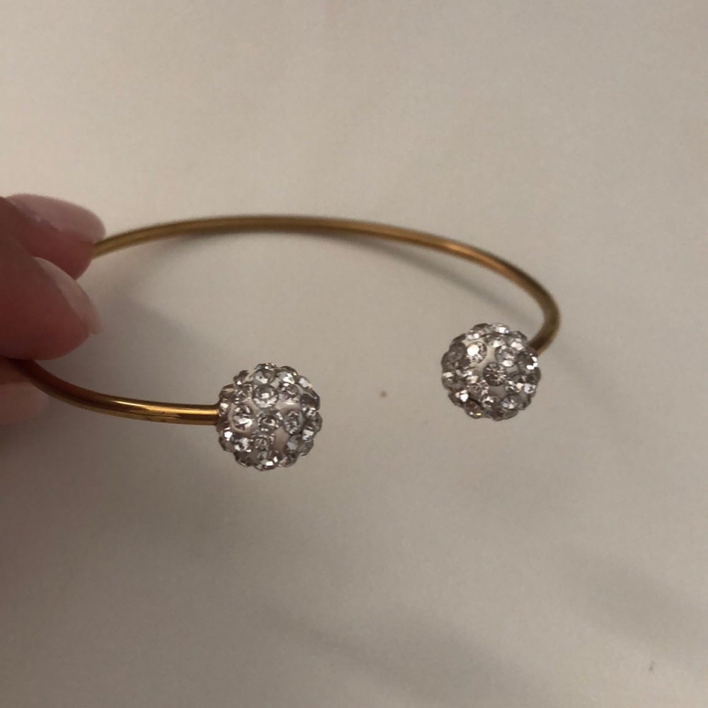 Michael Kors Gold bracelet with rhinestones - Picture 2 of 3